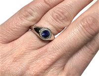 Anneau Casciola Gioielli Femme TANZANITE in Or blanc Tanzanite 0.65 Ct AC457BIA.TZ - AC457BIA.TZ